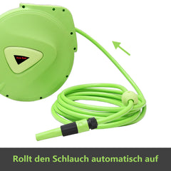 SWANEW Schlauchaufroller Automatik Trommel Wasserschlauch Druckluftschlauch 10/20/30m Druckluftschlauch Aufroller Schlauchtrommel Wasser
