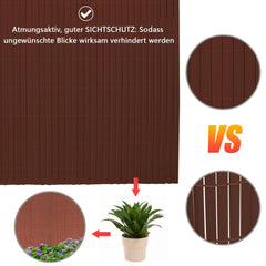 PVC Garten-Sichtschutzmatte Balkon Sichtschutz
