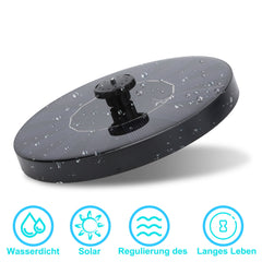 Swanew SolarPumpe solar springbrunnen Fontäne Teichpumpe Teich Wasserspiel 16cm kleiner