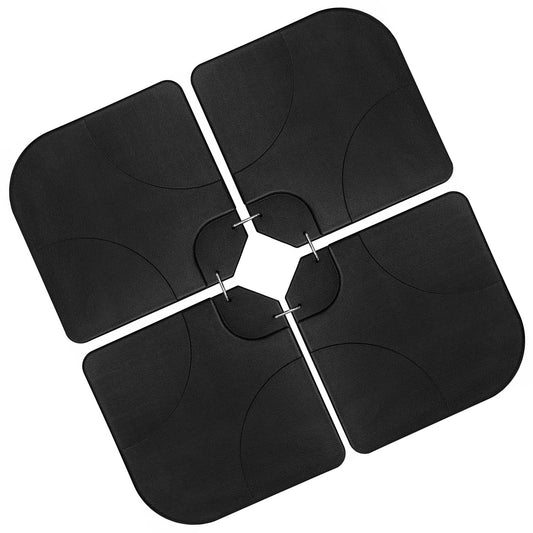 SWANEW Sonnenschirmständer Schirmständer Ständer Schirmhalter 4er-Set Quad für für Ampelschirm befüllbar