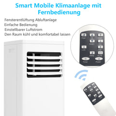 SWANEW 7000 BTU R290 Klimagerät Luftentfeuchter Eco Silent Mobile Klimaanlage Aircooler