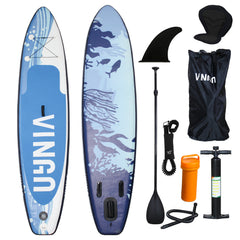 SWANEW Surfboard Set SUP Board Kajak-Sitz Stand Up Paddle Fortgeschrittene 305-330cm